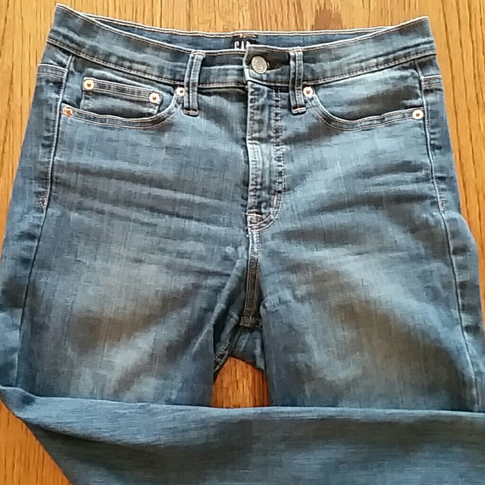 GAP Size 28/6 True Skinny Cropped Classic 5 Pocket Denim Jeans